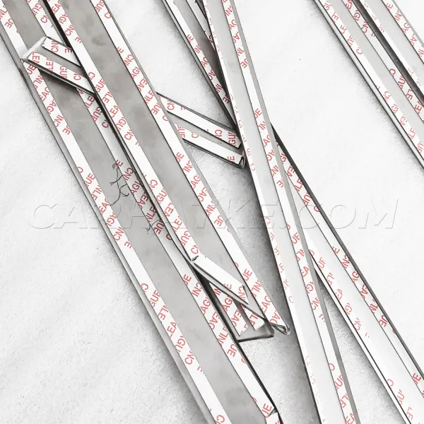 Maruti Suzuki New Brezza 2022 Onward Lower Window Chrome Garnish Trims (Set Of 8Pcs.) Maruti Suzuki New Brezza 2022 Onward Lower Window Chrome Garnish Trims (Set Of 8Pcs.)