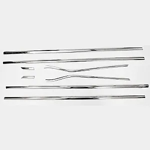 MG Hector Window Lower Chrome Garnish Trim (Set of 8Pcs.)