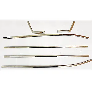 Nissan Magnite Lower Window Chrome Garnish Trims (Set Of 6 Pcs.)