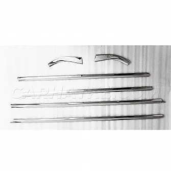 Cnleague Tata Punch EV 2024 Onwards Lower Window Chrome Garnish Trims