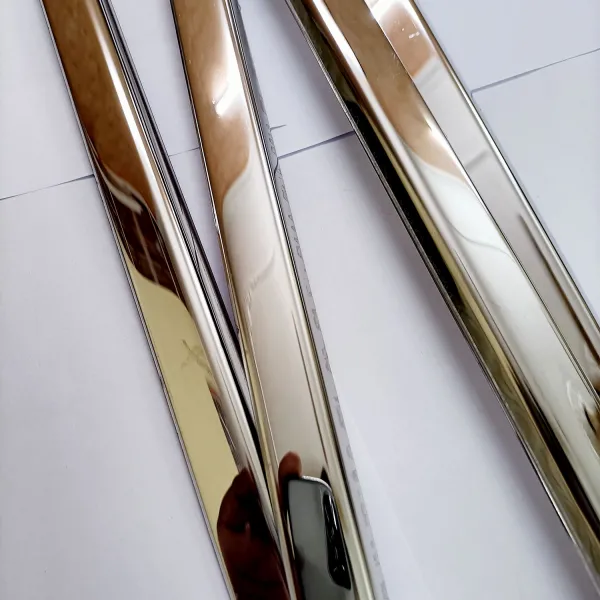 Tata Tiago Lower Window Chrome Garnish Trims (Set Of 4Pcs.) Tata Tiago Lower Window Chrome Garnish Trims (Set Of 4Pcs.)