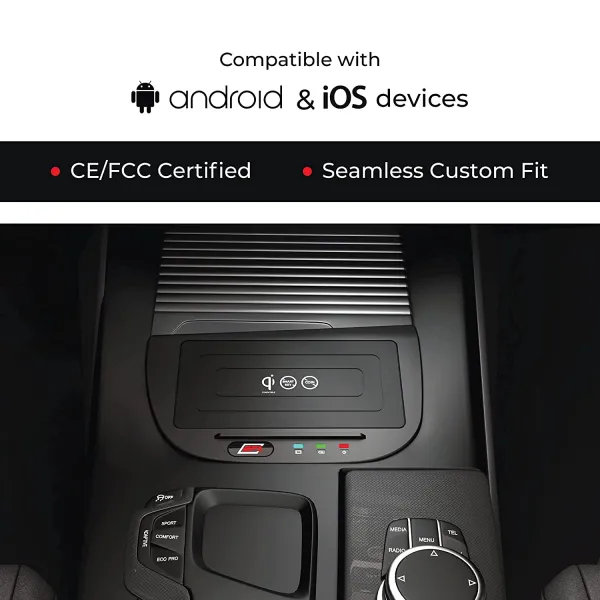GFX Wireless Car Charger for Kia Seltos 2019 Onwards
