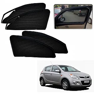 Hyundai i20 2008-2012 Window Zipper Magnetic Sun Shades
