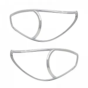 Maruti Suzuki Alto 2019 Onwards Galio Headlight Chrome Garnish Cover Trim (Set of 2Pcs.)