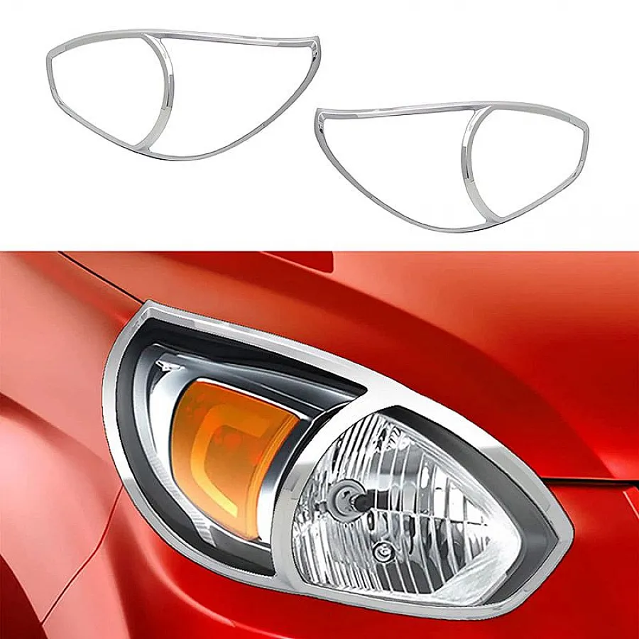 Maruti Suzuki Alto 2019 Onwards Galio Headlight Chrome Garnish Cover Trim (Set of 2Pcs.)