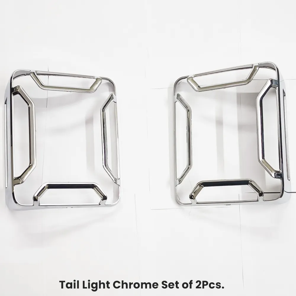 Mahindra Thar 2020 Onward Exterior Chrome Body Show Kits Combo (Set of 13 Pcs.)