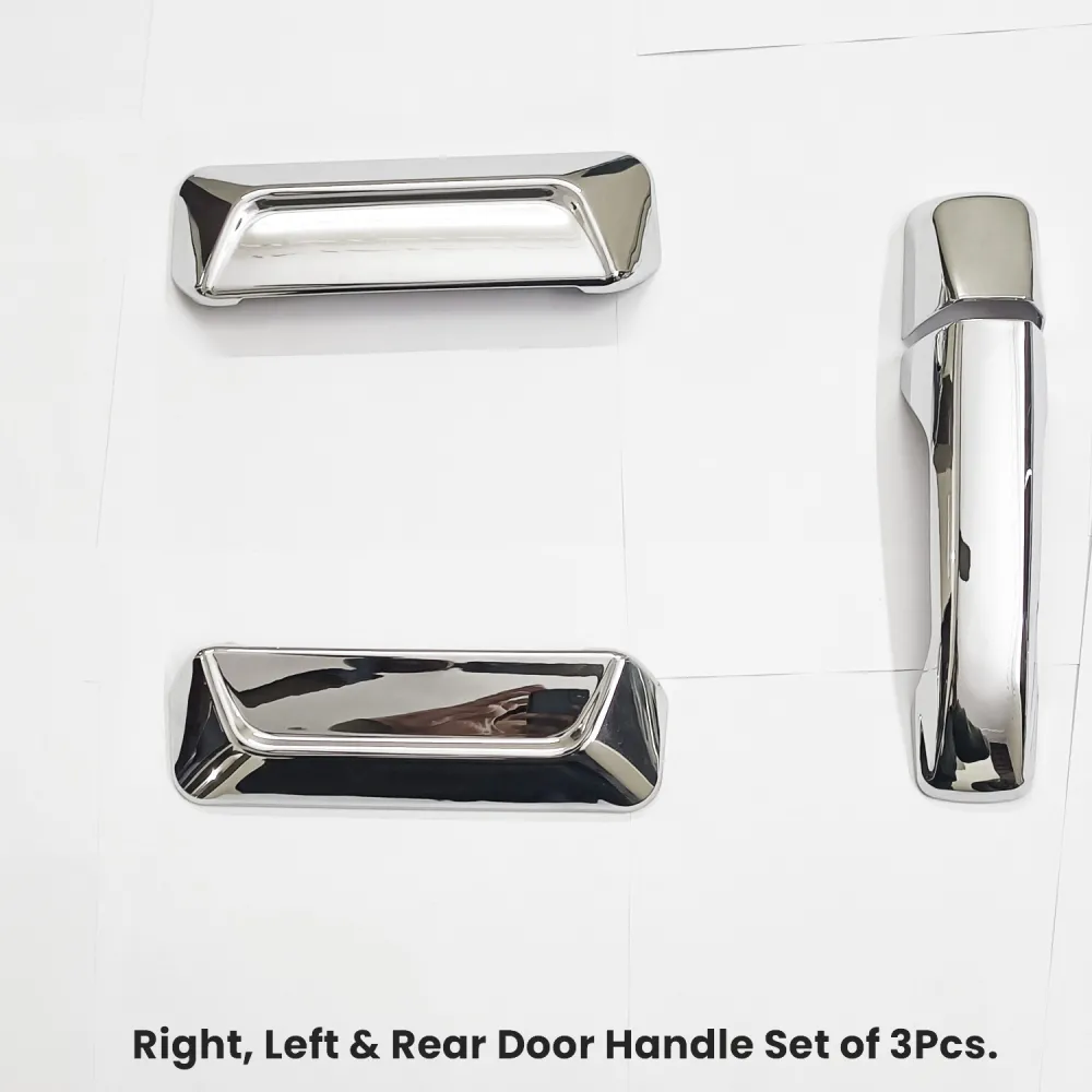 Mahindra Thar 2020 Onward Exterior Chrome Body Show Kits Combo (Set of 13 Pcs.)