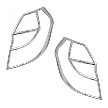 Galio Maruti Suzuki Alto K10 2014-2019 Tail Light Chrome Garnish Cover Trim (Set Of 2Pcs.)