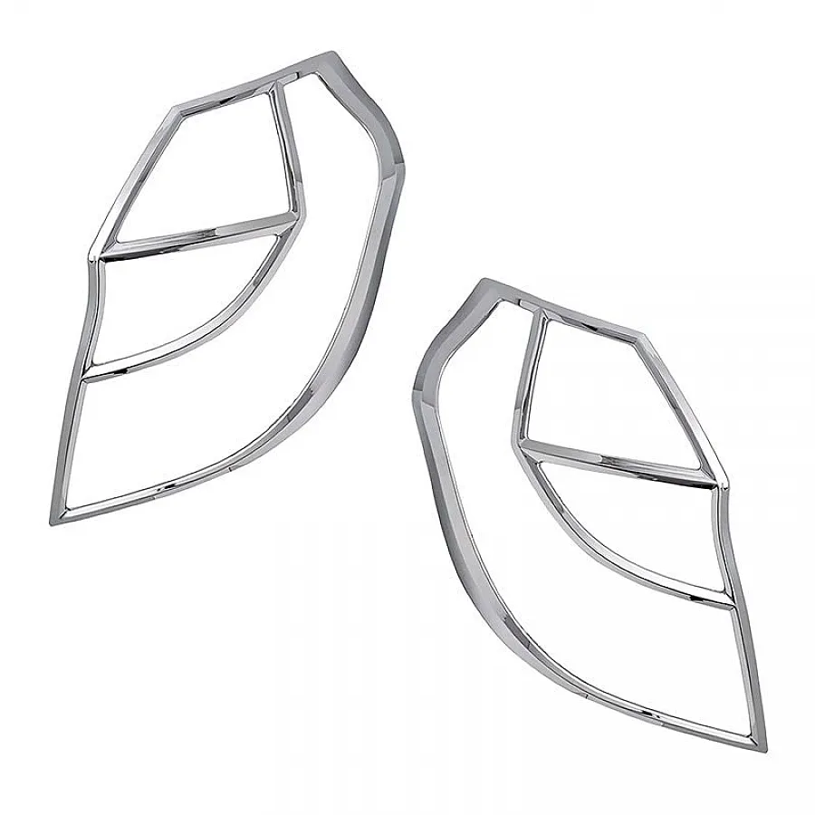 Galio Maruti Suzuki Alto K10 2014-2019 Tail Light Chrome Garnish Cover Trim (Set Of 2Pcs.)