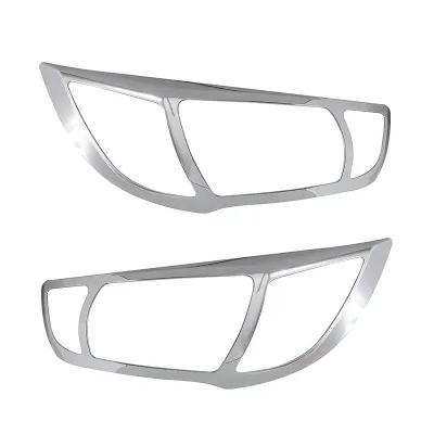 Maruti Suzuki Alto K10 2014-2019 Galio Headlight Chrome Garnish Cover Trim (Set of 2Pcs.)
