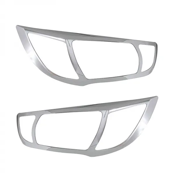 Maruti Suzuki Alto K10 2014-2019 Galio Headlight Chrome Garnish Cover Trim (Set of 2Pcs.)