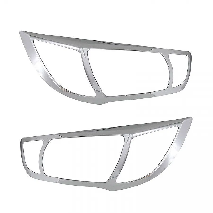 Maruti Suzuki Alto K10 2014-2019 Galio Headlight Chrome Garnish Cover Trim (Set of 2Pcs.)