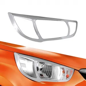 Maruti Suzuki Alto K10 2014-2019 Galio Headlight Chrome Garnish Cover Trim (Set of 2Pcs.)