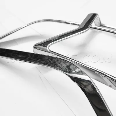 Tata Safari 2021-23 Tail Light Chrome Garnish Cover Trim (Set Of 2Pcs.)