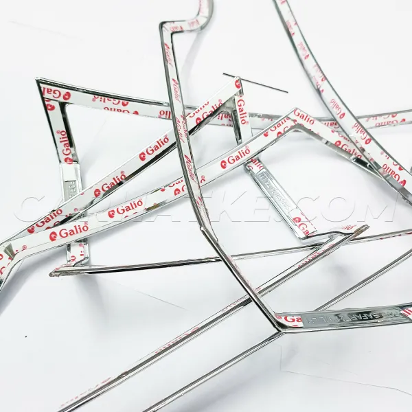 Tata Safari 2021-23 Tail Light Chrome Garnish Cover Trim (Set Of 2Pcs.)