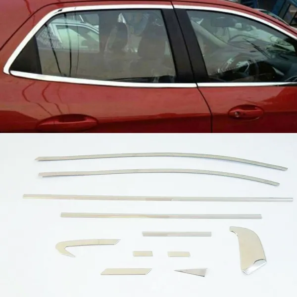 Honda City 2009 Full Window Chrome Garnish Trims (Set Of 22Pcs.)