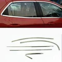 Honda Civic 2010 Full Window Chrome Garnish Trims (Set Of 10Pcs.) Honda Civic 2010 Full Window Chrome Garnish Trims (Set Of 10Pcs.)