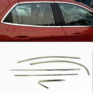 Honda Civic 2010 Full Window Chrome Garnish Trims (Set Of 10Pcs.)