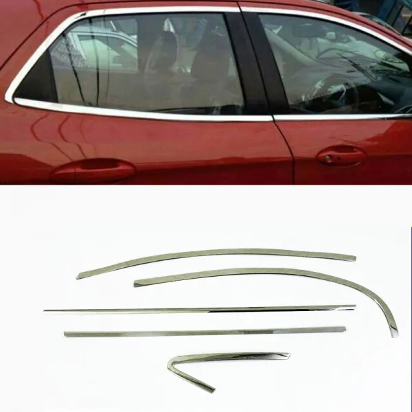 Honda Civic 2010 Full Window Chrome Garnish Trims (Set Of 10Pcs.)