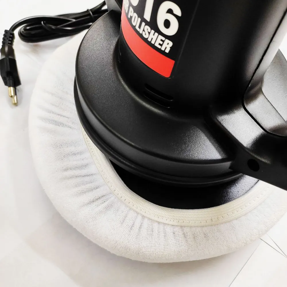 Coido 6016 Heavy Duty Professional AC Car Polisher - Black Color