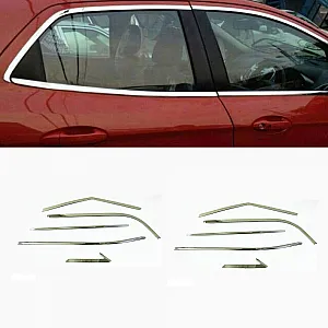Hyundai Creta 2020 Onwards Full Window Chrome Garnish Trim