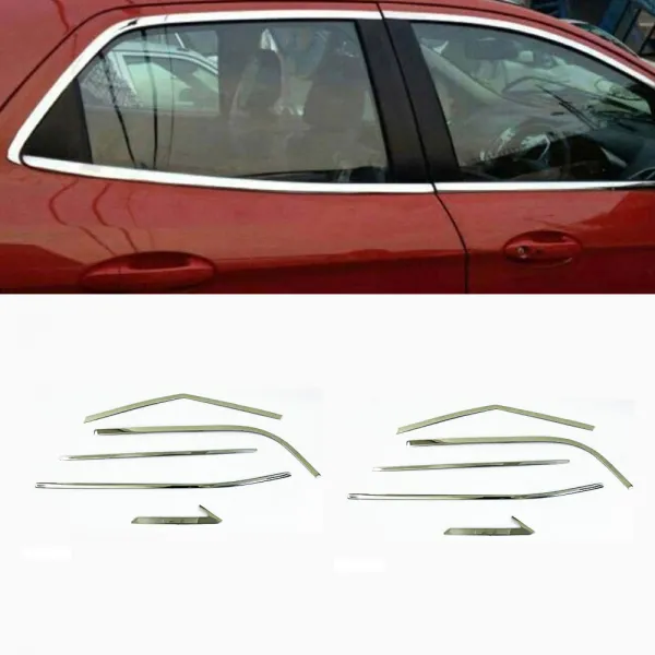 Hyundai Creta 2020 Onwards Full Window Chrome Garnish Trim