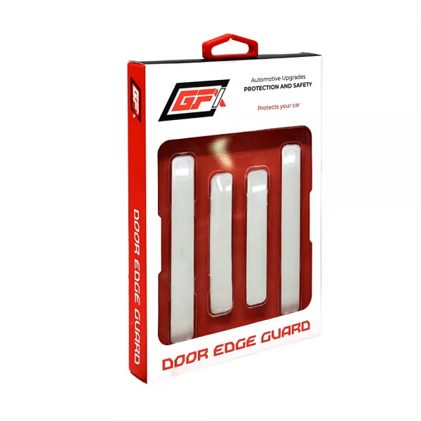GFX Car Door Edge Guard Scratch Protector - Venus Silver