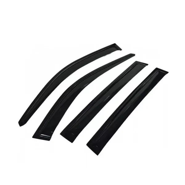 Car Window Door Visor For Tata Tiago Set Of 4 (Black) Car Window Door Visor For Tata Tiago Set Of 4 (Black)