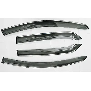 Galio Chrome Line Door Visor for Ford Ecosport 2013 Onwards