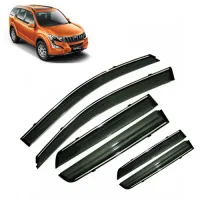 Mahindra XUV500 2011-2018 Car Window Door Visor with Chrome Line (Set Of 6Pcs.)