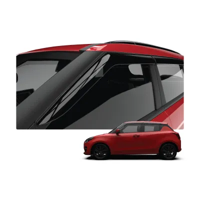 Galio Black Door Visor for Maruti Suzuki Swift 2018-24