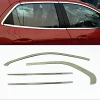 Maruti Suzuki Dzire 2017 Full Window Chrome Garnish Trims (Set Of 8Pcs.)