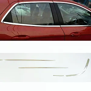 Maruti Suzuki Ertiga 2015 Full Window Chrome Garnish Trims (Set Of 16Pcs.)