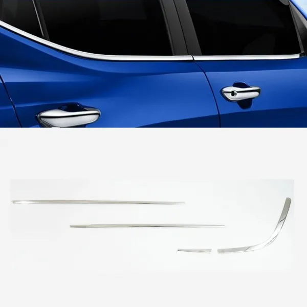 Maruti Ertiga Old First Generation Lower Window Chrome Garnish Trims (Set Of 8Pcs.)