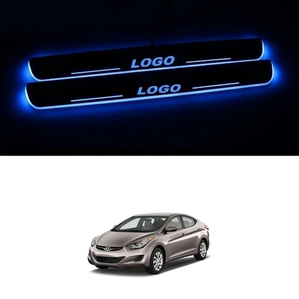 Hyundai Elantra 2012 - 2015 Onwards Door Opening LED Footstep - 4 Pieces