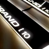 Hyundai Grand i10 2014 Onwards Door Opening LED Footstep - 4 Pieces