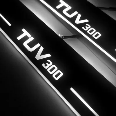 Mahindra TUV 300 2015 Onwards Door Opening LED Footstep - 4 Pieces