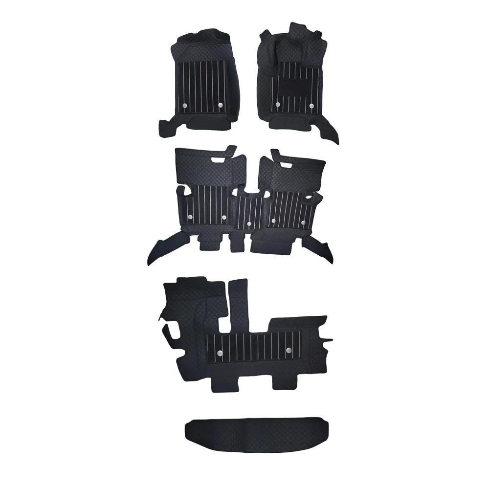 Black Color Luxury Florino Floor Mats for Mahindra XUV 700 & XUV 7XO