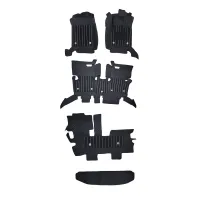 Black Color Luxury Florino Floor Mats for Ford Endeavour 2016 Onwards Black Color Luxury Florino Floor Mats for Ford Endeavour 2016 Onwards