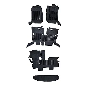 Black Color Luxury Florino Floor Mats for Ford Endeavour 2016 Onwards Black Color Luxury Florino Floor Mats for Ford Endeavour 2016 Onwards