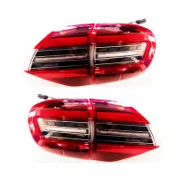LED Tail Lights for Ford Endeavour 2015 Onwards - Red Glass
