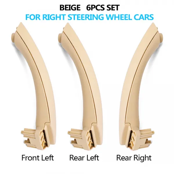 BMW 3 Series E90 2004-2012 Inside Door Handle Pull in Beige Color BMW 3 Series E90 2004-2012 Inside Door Handle Pull in Beige Color