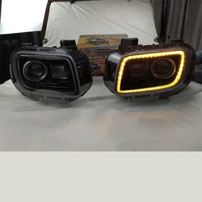 Hyundai Venue 2019 Onwards Projector Headlight with DRL(Set of 2Pcs.) Hyundai Venue 2019 Onwards Projector Headlight with DRL(Set of 2Pcs.)