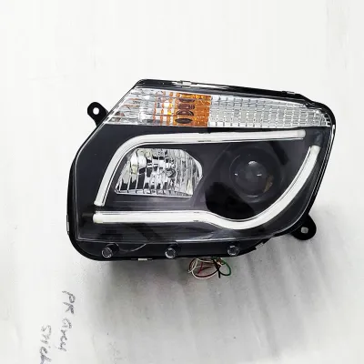 Renault Duster Modified Headlight with Drl Light and Projector Lamp Set of 2 Renault Duster Modified Headlight with Drl Light and Projector Lamp Set of 2