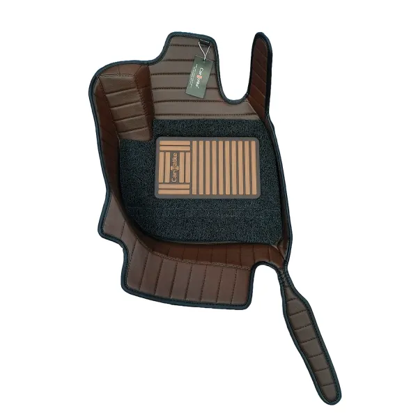 Carhatke 9D Luxury Car Foot Mats Honda Elevate 2023 Onwards - Coffee 