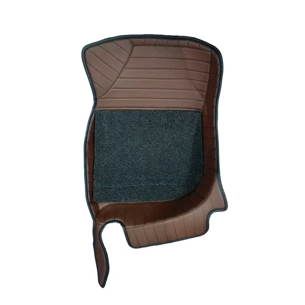 Carhatke 9D Luxury Car Foot Mats Honda Elevate 2023 Onwards - Coffee 