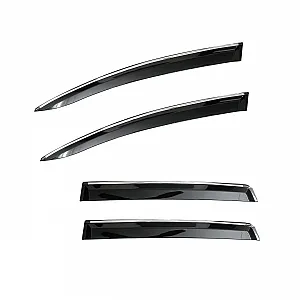Galio Chrome Line Door Visor for Honda New Jazz, WRV