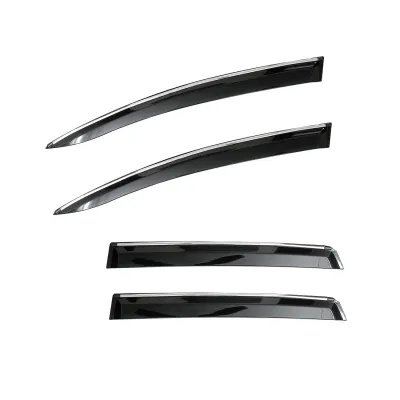 Galio Chrome Line Door Visor for Honda Jazz 2015 Onwards