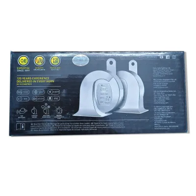 Hella TE30 Set Trumpet Horn - Chrome Twin Tone