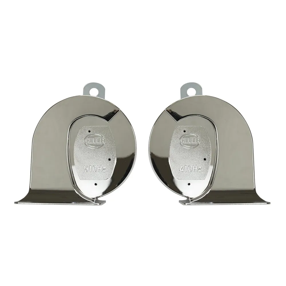 Hella TE30 Set Trumpet Horn - Chrome Twin Tone